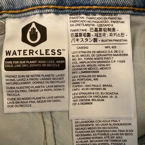 NWT Levi’s 511 Slim Fit Blue Stone Stretch Jeans - Picture 6 of 7